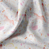 Printed Cotton ANAMIKA White / Pink